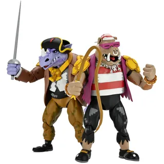 NECA Turtles in Time: Rocksteady & Bebop - Pirate 18 cm