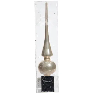 Künstlicher Weihnachtsbaumspitze Glänzend Gold HOMLA - Beige