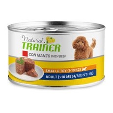 24 x 150 g Vită Small & Toy Adult Natural Trainer Hrană umedă câini