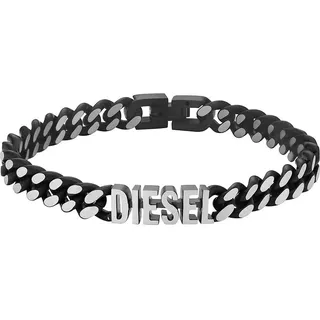 Diesel Edelstahlarmband schwarz DX1386040 Größe 208mm