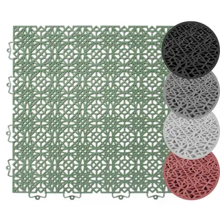 Andiamo »Terrassenfliesen Terra Sol, Made in Swiss« Packung, 35 Stk. tlg. Outdoor Klickfliesen, 38x38 cm, Set mit 1 qm, 2 qm, 5 qm, UV-beständig,