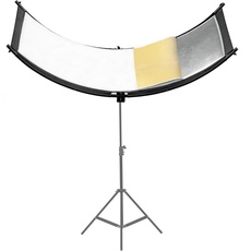 Bild Curved Face Reflector Pro 180cm x 65cm für Perfekte Porträts - U-förmiger Reflexionsschirm - Großer Reflektor