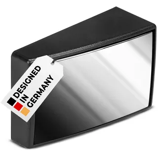 Heyner HEYNER® Weitwinkel-Mini-Spiegel Auto Toter, Spiegel Rückspiegel, Lkw SUV | Winkel, eckig verstellbar konvex, Transporter Bus Van Wohnmobil, Außenmaße von 55 x 35 x 20 mm sorgen dafür