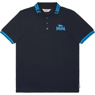 Lonsdale Herren Poloshirt normale Passform Byermoor Dark Navy/Blue S