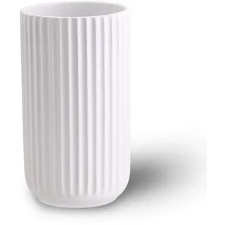 22CM Weiß Vase Keramik Vasen Blumenvase Deko Dekoration