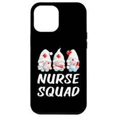 Hülle für iPhone 15 Pro Max Nurse Squad Niedlicher Zwerg Cartoon Krankenschwestern Team Matching Nursing