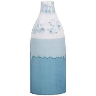 Beliani Blumenvase Steinzeug blau Callipolis , Mode , 30 cm , Dekoration, Vasen, Keramikvasen