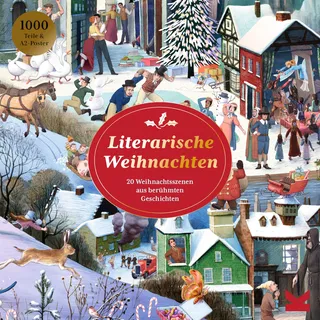 Laurence King Literarische Weihnachten, 9783962444310 Weihnachtsmann 1000-Teile-Puzzle, bunt