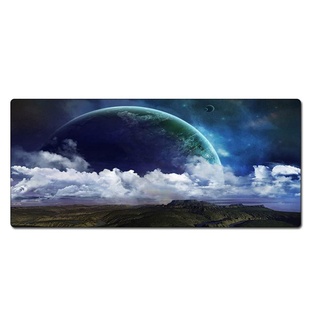 Morian Gaming-Mauspad, 300 x 600 x 3 mm, Dreamy Sternenhimmel, rutschfestes und wasserdichtes Computer-Mauspad mit genähten Kanten, für Gaming, Büro und Zuhause (G-630)