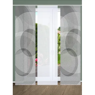 home in green Schiebevorhang ¦ schwarz ¦ Synthetik ¦ Maße (cm): B: 60 H: 245