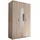 Drehtürenschrank 120 x 195 x 55 cm Beige