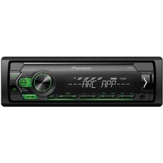 Bild MVH-S120UBG 1DIN Autoradio mit RDS, grün, halbe Einbautiefe, 4x50Watt, USB, MP3, AUX-Eingang, Android-Unterstützung, 5-Band Equalizer, ARC App
