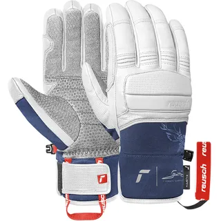 Reusch Cyprien Sarrazin - Skihandschuhe white dress blue 9,5