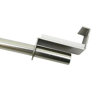 GARDINIA Scheibenstange 1-läufig Ø 9 mm 60 cm Silber