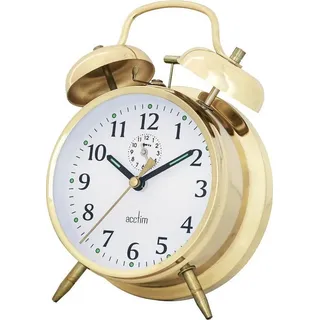 Acctim - Doppelglocken-Wecker - mechanisch - Saxon - 12628 - Weiß