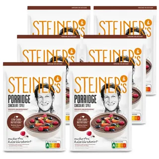 STEINER ́s Low Carb Porridge Chocolate Style 6x450 g
