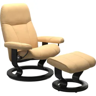 Stressless Stressless® Fußhocker »Consul« mit Classic Base, Gestell Schwarz, gelb