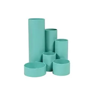 M&M Stiftehalter Schreibtisch-Boy minze Polystyrol 6 Fächer 12,9 x 13,9 x 14,7 cm