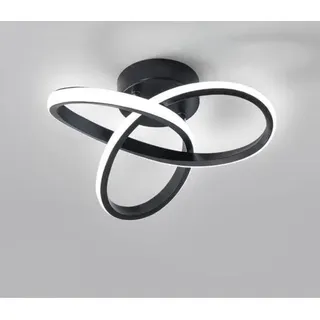 Badezimmer Deckenleuchte - Badezimmerlampe Decke Moderne LED Deckenleuchte 30W 1450LM Wohnzimmer Flur dimmbar - Blau