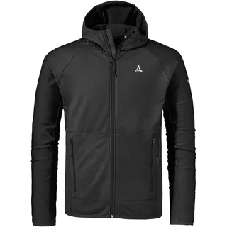 Schöffel Fleece Hoody Style Cascata MNS, Fleecejacke mit Kapuze aus 2-Wege-Stretch, wärmende Outdoorjacke mit 2 Außentaschen,