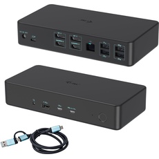 Bild i-tec USB 3.0 / USB-C Thunderbolt 3 Professional Dual 4K Display Docking Station Generation 2 x HDMI, 2 x DP - GigE