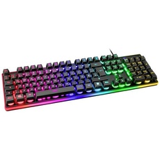 Bild Gaming USB Gaming-Tastatur Deutsch, Schwarz