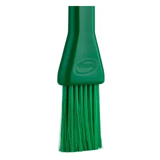 Vikan Lebensmittelpinsel, 30 mm, weich, Backpinsel mit dünnen und weichen Borsten, Farbe: grün