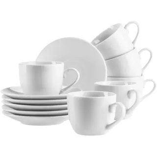 Mäser Barca Espressotassen-Set 12-tlg. weiß