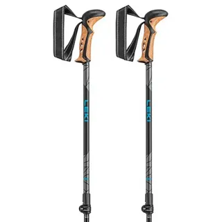 Leki Khumbu Lite AS Stöcke - Black / Petrol / Dark Anthracite - 100-135 cm