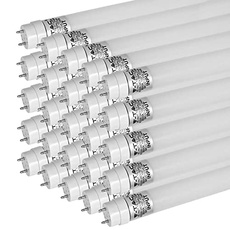 ZONE LED SET - LED Röhre 60cm, neutralweiß (4000 K), 850 Lumen, T8, G13-9W (ersetzt 18W), inklusive Starter, LED-TUBE Leuchtstoffröhre Neonröhre Leuchte Röhrenlampe, 25-er Pack