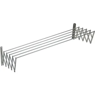 Sauvic 160 Cm Ausziehbare Wäscheleine Aus Aluminium Edelstahl, 90845