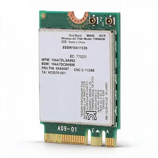 Annadue Drahtlose Netzwerkkarte, Drahtlose WiFi Karte für Thinkpad IBM Thinkpad FRU04X6087, Laptop Dualband Netzwerkkarte für 7260AC 7260NGW