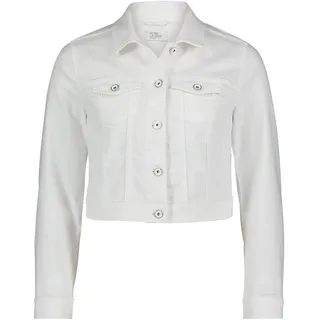 Jeansjacke VERA MONT "Jeansjacke mit Waschung", Damen, Gr. 40, weiß, Obermaterial: 98% Baumwolle CO. 2% Elasthan EL., Jacken Jeansjacke