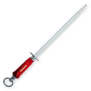Friedr. Dick F. DICK Wetzstahl DICKORON classic (Klingenlänge 30 cm, Wetzstahl, Schleifwerkzeug für Kochmesser, Schleifstein, Härte 65° HRC) 75981300, Grau, 47cm