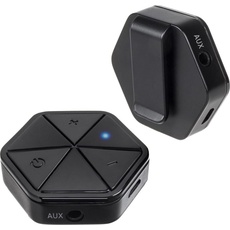 Audiocore AC815 - Bluetooth 4.1 - Tragbar Kabellos Transmitter AUX, Audio Adapter, Schwarz