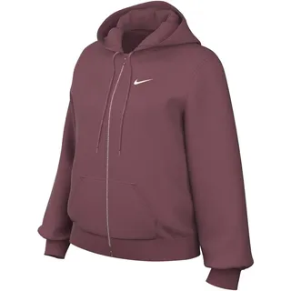 Nike Damen Sweatjacke Studio Fleece Hoodie IM8114-654 S - Pink Smoke/Sail - S