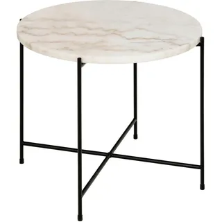 Actona GROUP »Avila« Ecktisch, rund, Tischplatte aus Marmorstein, T: 52 cm