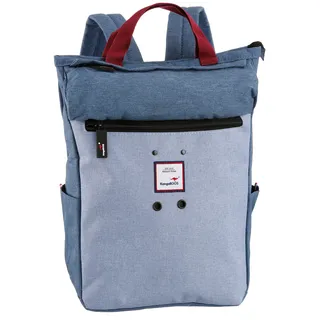 KangaROOS Cityrucksack, Freizeitrucksack Arbeitsrucksack Schulrucksack, blau