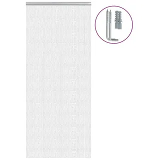 vidaXL Türvorhang aus Ketten 90x212 cm Aluminium
