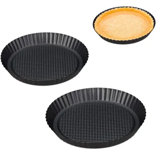 Relaxdays Obstbodenform 3er Set Ø 21/26/28 cm