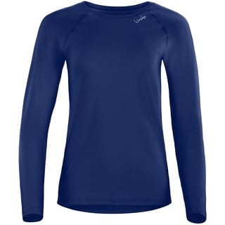 Winshape Damen Light and Soft Long Sleeve Top Aet118ls Yoga-Shirt, Blau, XL EU