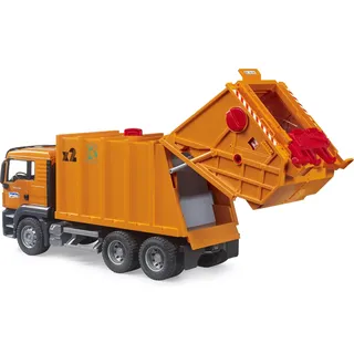 Bruder 03760 - MAN TGS Müll-LKW orange 1:16