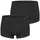 Boxershorts Schwarz/Grau gestreift XL