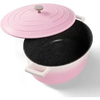 Stoneline Gourmet Bräter , Rosa , Metall , Kochgeschirr, Töpfe, Bräter
