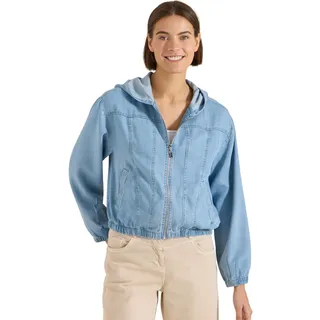 Cecil Jeans-Look Blouson light blue wash XXL