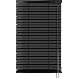 S SIENOC Aluminium Jalousie Schwarz B100xH160cm Venetian Blinds Jalousie ohne Bohren inkl. Klemmclips