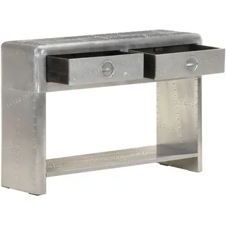 Aviator-Sideboard 110x30x75 cm Metall - Silber
