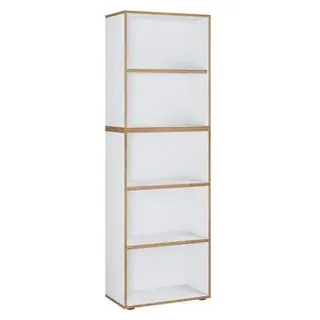 VCM Salia Aktenregal 60 x 33 x 183 cm weiß