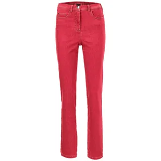 GOLDNER Regular-fit-Jeans »Kurzgröße Damen Jeans Slim Fit LOUISA, Stretch«, rot,