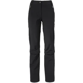 Vaude Farley Stretch Capri T-Zip III Hose (Größe L, schwarz)